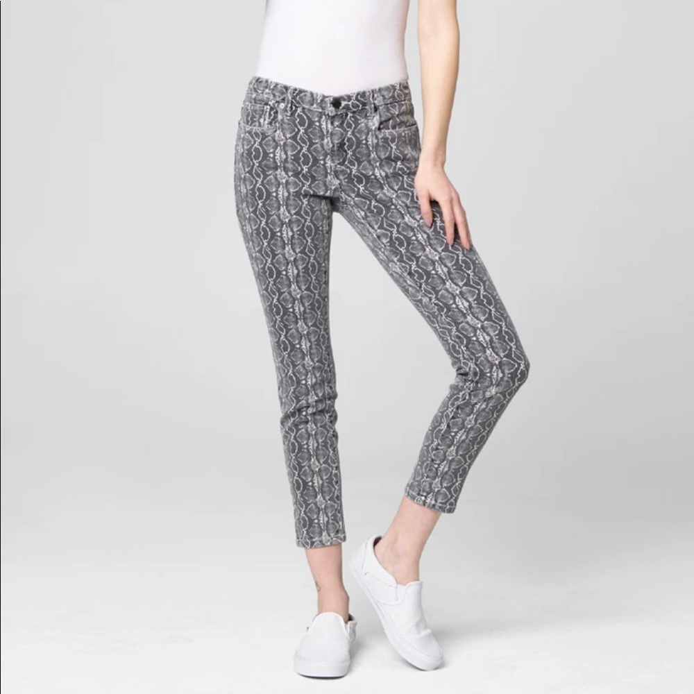 Blank NYC Snakeskin Pattern Skinny Jeans